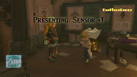 tears of the kingdom test sensor|zelda testing sensor youtube.